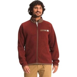 The North Face Gordon Lyons Fleece Jacket Mens Size XL Dark Red Heather Full Zip